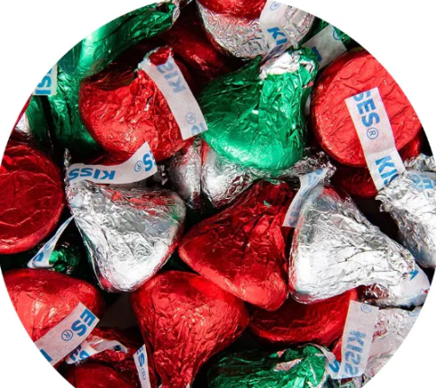 Hershey Christmas Kisses 25lbs