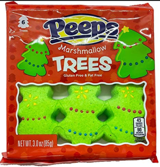 Peeps Marshmallow Xmas Tree 6pk 12ct