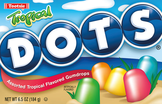 Tootsie Tropical Dots 6.5oz 12ct