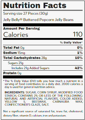 Jelly Belly Jelly Beans Butter Popcorn 10lb