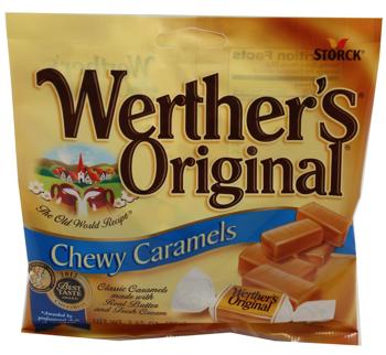 Werther's Peg Bag Original Chewy 2.40oz 12ct