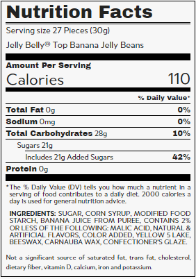 Jelly Belly Jelly Beans Top Banana 10lb