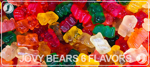 Jovy Gummy Bears 6 Flavors 6/5lb case