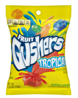 Gen Mills Tropical Gushers 4.25oz 6/8ct