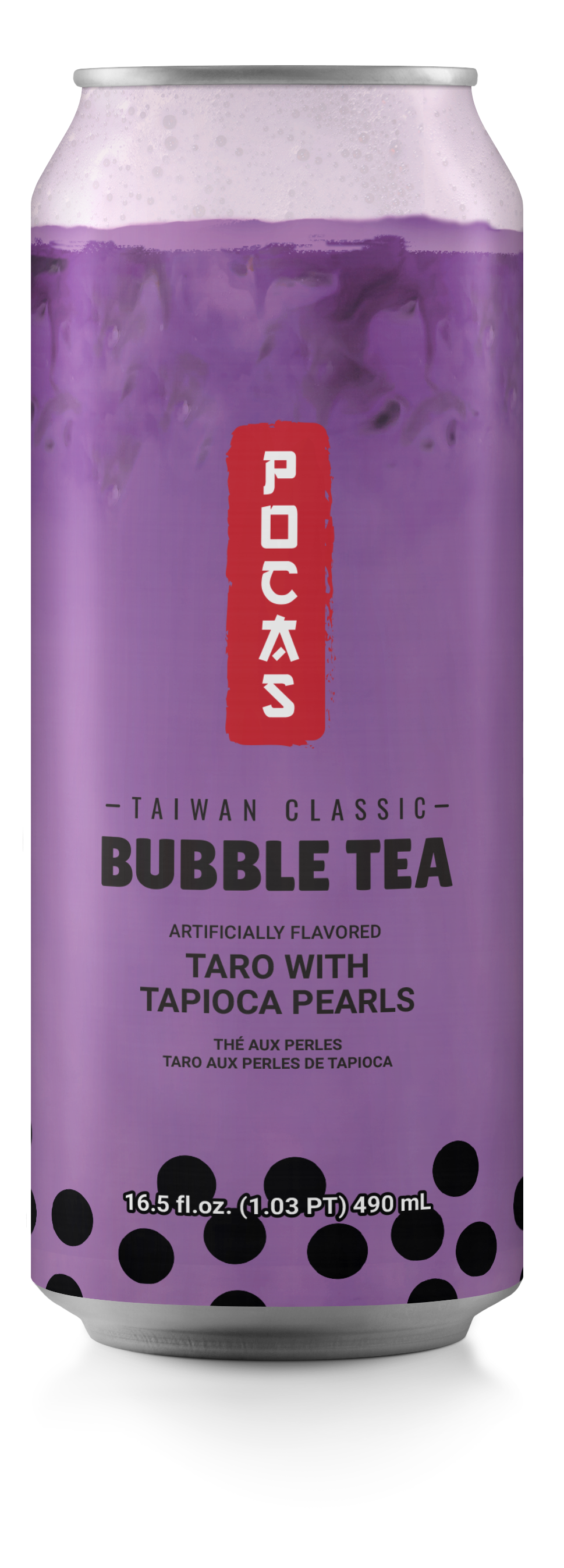 Pocas Bubble Tea Taro 16.5oz 24ct