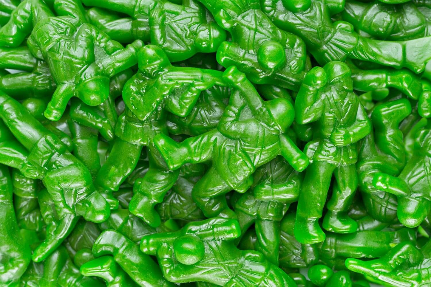 Albanese Green Gummi Army Guys Green Apple Flavor 5lbs