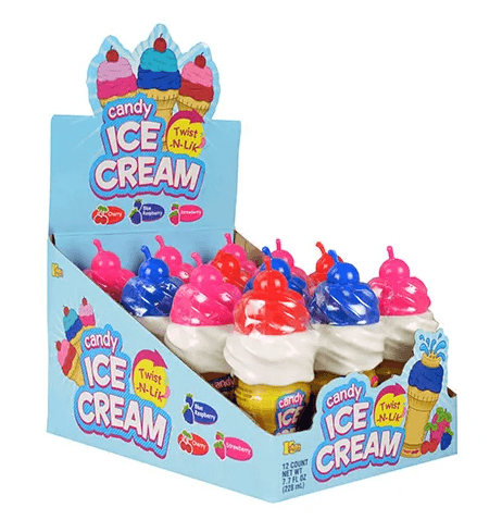 Kokos Ice Cream Candy Twist N Lik 12ct