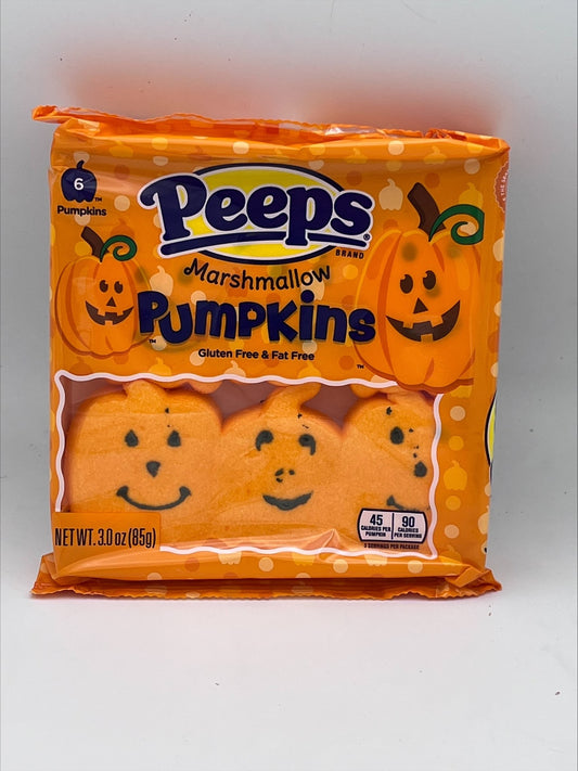 Peeps Marshmallow Pumpkins 6pk 12ct