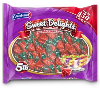 Colombina Bulk Filled Strawberry Delight 5lb