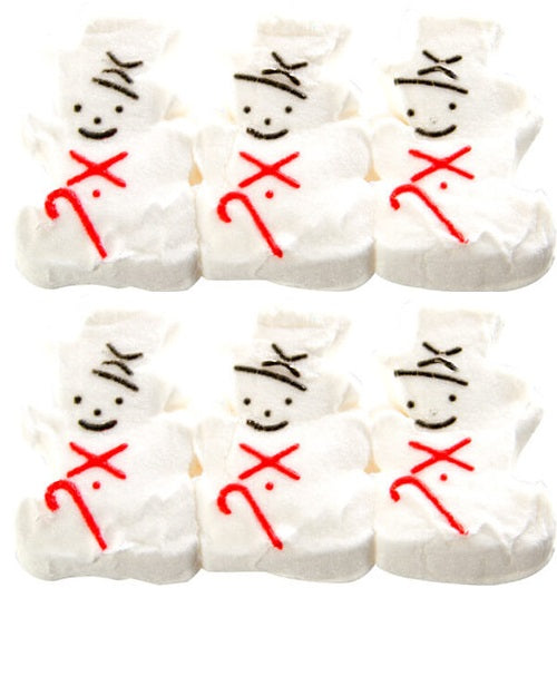 Peeps Marshmallow Snowmen 6pk 12ct