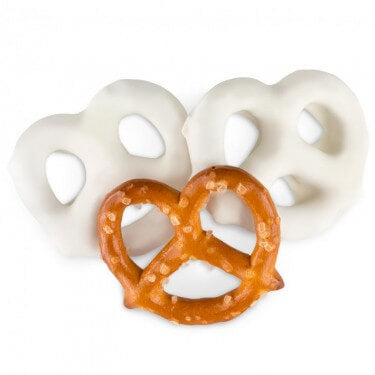 Albanese White Frosted Mini Pretzels 10lb