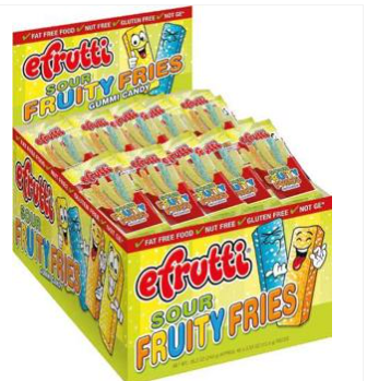 efrutti Gummy Sour Fruity Fries