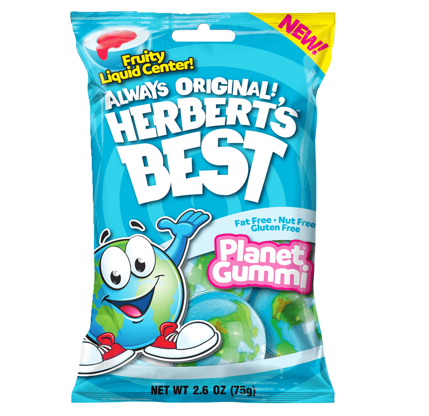 Efrutti Herbert's Best Planet Gummi 2.6oz 12ct