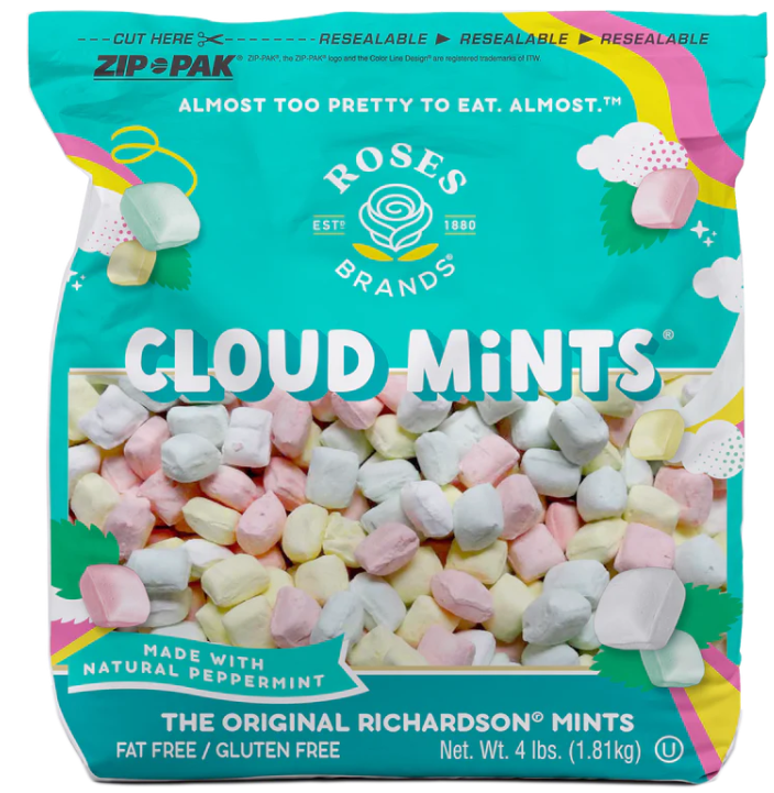 ROSES CONFECTION CLOUD MINTS 4LB