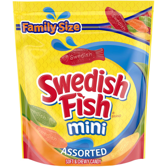 Assorted Mini Swedish Fish 1.8lb Resealable Bag-online-candy-store-646