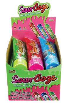 Kidsmania Sour Ooze Tube 12ct