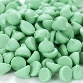 Guittard 700ct Green Mint Cookie Drops 25lb