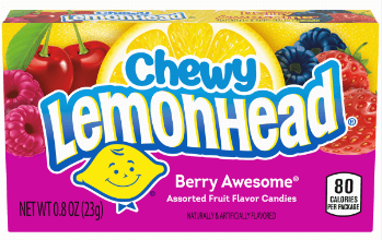 Ferrara Pan PrePriced $.25 Berry Lemonhead Fruit Candy .8oz 24ct