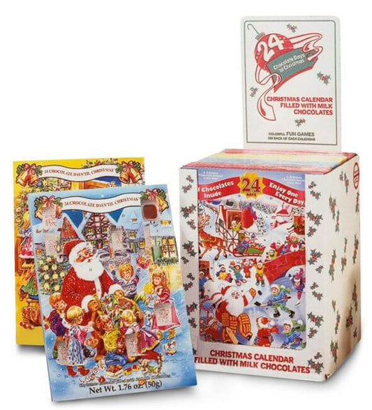 Alberts Advent Calendar Display 1.76oz 24ct-online-candy-store-3648C