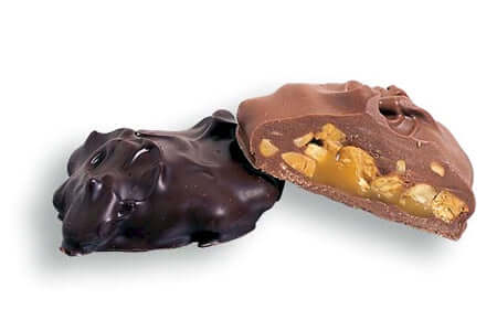 Asher Sugar Free Dark Chocolate Cashew Caramel Pattie-online-candy-store-458