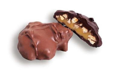 Asher Sugar Free Milk Chocolate Pecan Caramel Patties 5lb-online-candy-store-409