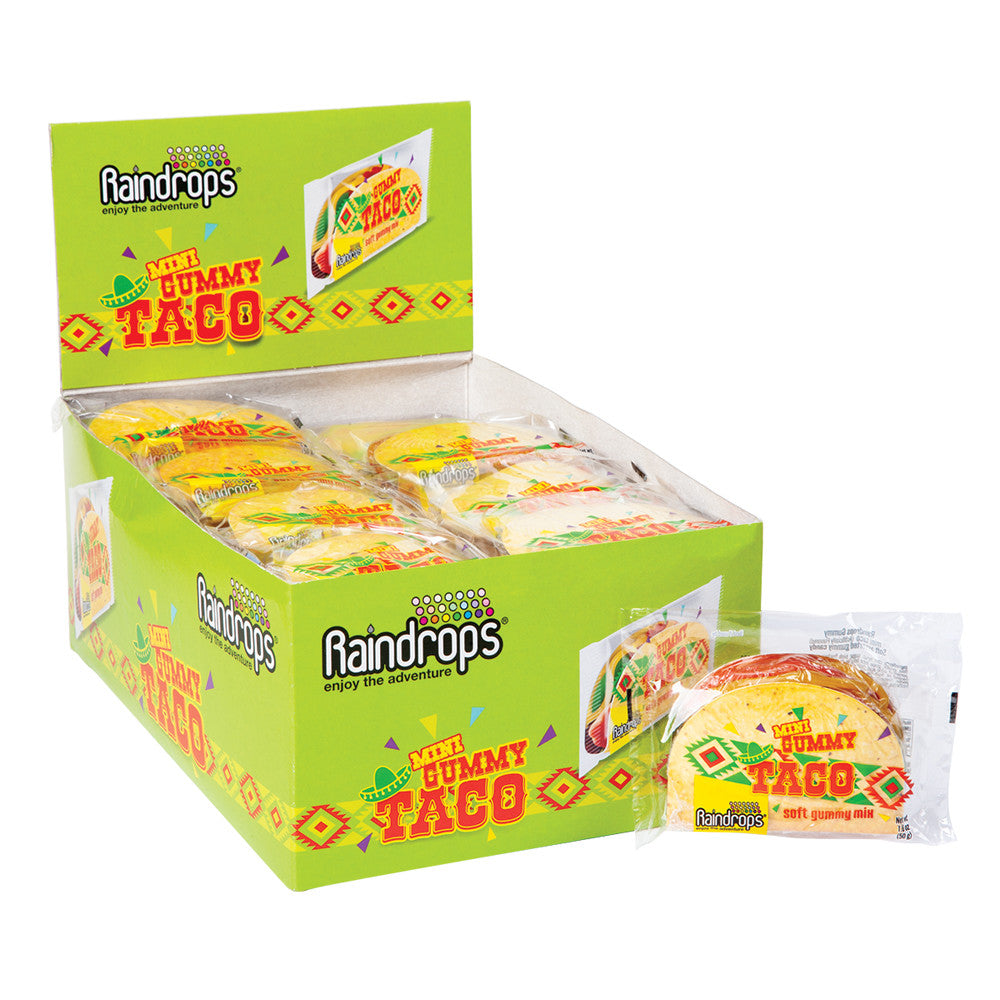 Raindrops Gummy Mini Taco 1.8oz 16ct