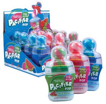 Koko's Novelty Pacifier Pop Dip-N-Lik 1.13oz 12ct