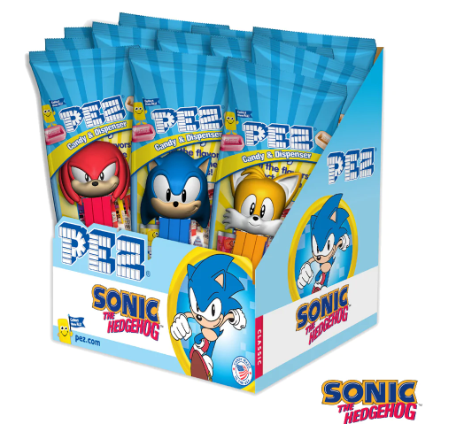 Pez Sonic The Hedgehog Assortment 12ct